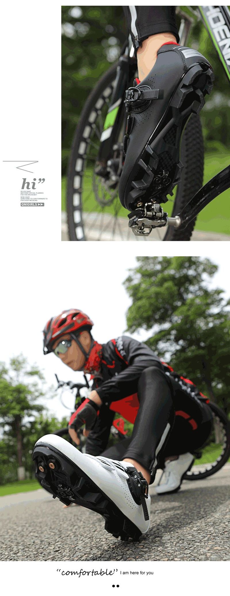 Wydajność kosztowa 2024 Baasploa Professional Bicycle MTB Buty sportowe męskie antypoślizgowe Outdoor_voghion.com