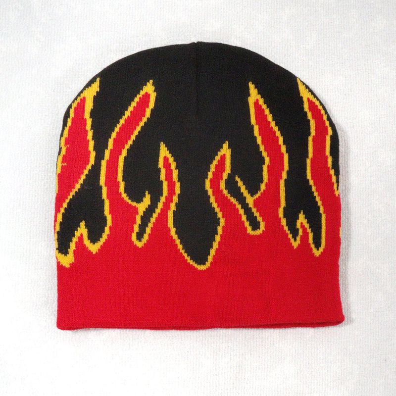 VOOTHOST Unisex Knitted Hat Beanies Goth Tooth Caps Y2k Streetwear Winter Fashion Pullover Vintage Warm Hip Hop Hats_voghion.com