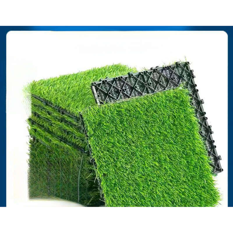 Césped artificial para empalmes, suelo suspendido móvil, césped, paisajismo de patio, jardín de balcón, respetuoso con el medio ambiente_voghion.com