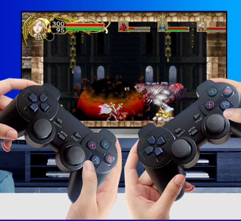 【 2984 Items Sold In 30 Days 】 Console HD 2.4G For Two 80s Nostalgic Arcade Players, Home TV Game Console,_voghion.com