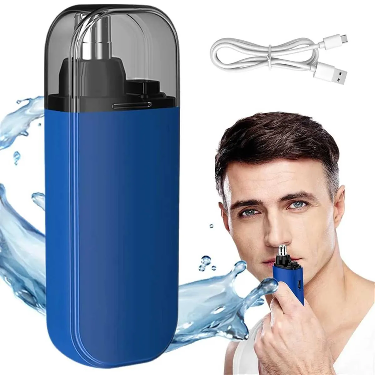 Rifinitore per naso 2 in 1 - Protezione antipolvere｜Ricaricabile｜EXJ241024_voghion.com