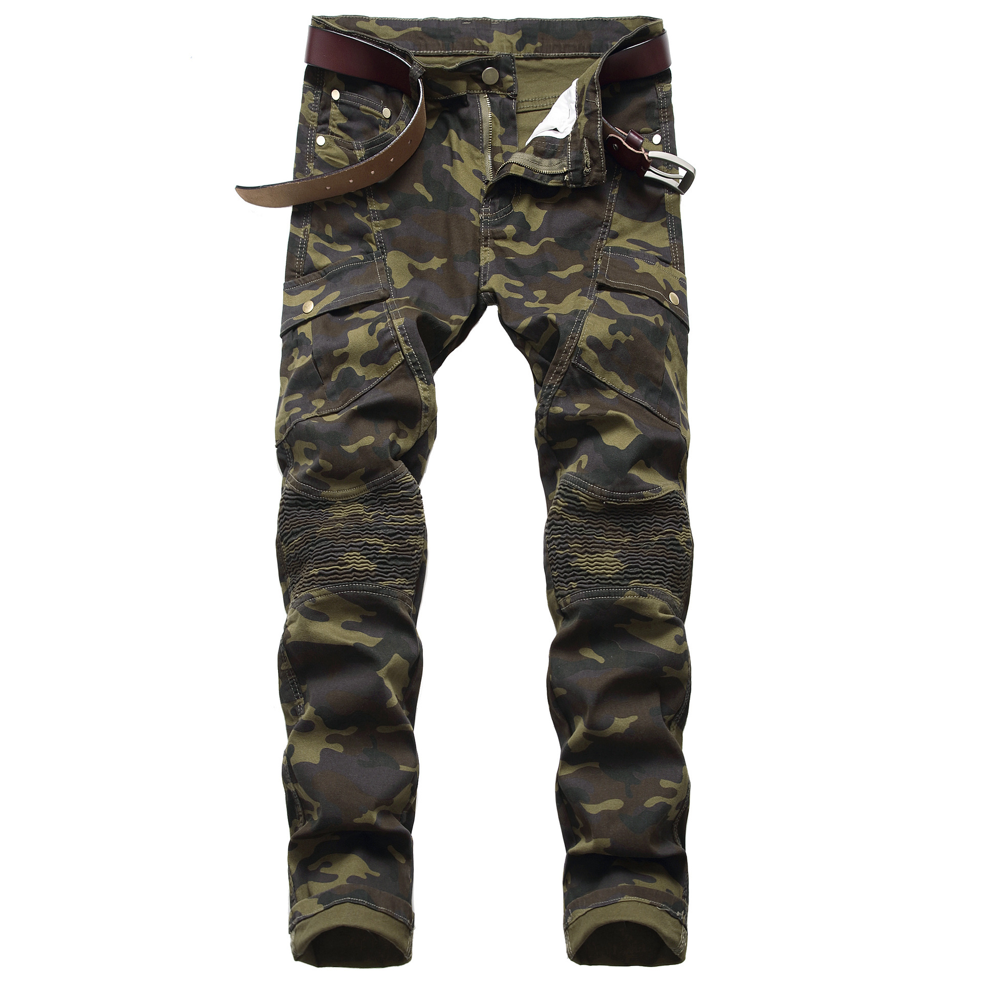 Men’s Clothing Camouflage Jeans, Trendy And Stylish Slim Fit Stretch Camouflage Trousers
