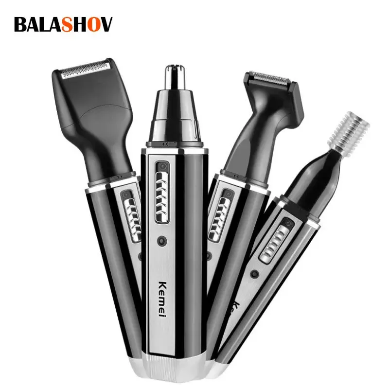 4-in-1 Rechargeable Trimmer For Men/women's Facial Hair Grooming_voghion.com