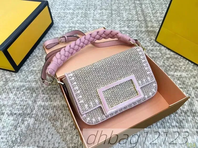 für Frauen Designer Mini Schulter gewebt Kamera Stroh Handtasche Sommer Strand Flip Crossbody Tasche Null Brieftasche_voghion.com
