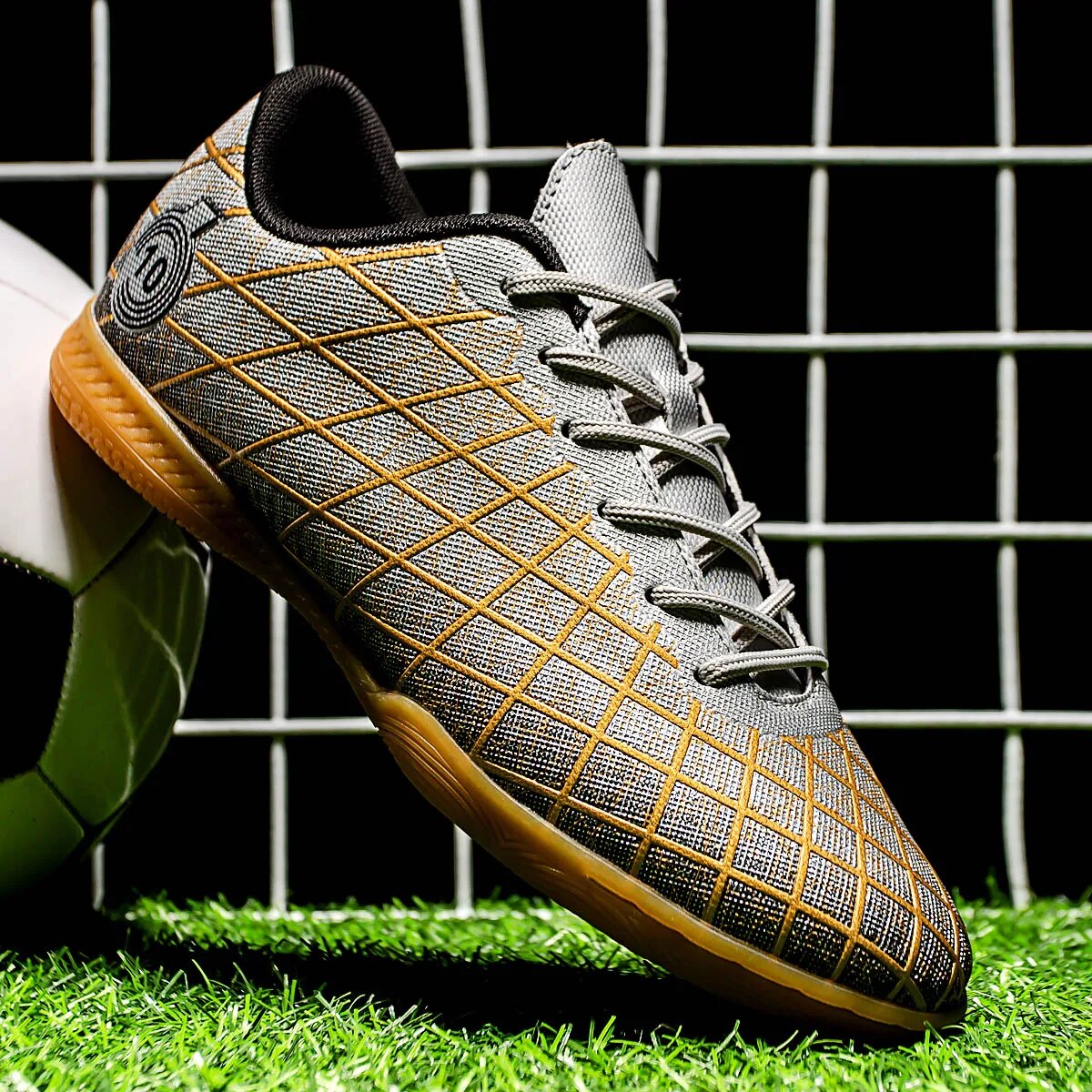 Erkek Futbol Futbol Ayakkabıları Profesyonel Hafif Açık Hava Nefes Alabilir Kaymaz Futsal Kapalı Antrenman Ayakkabıları Unisex Çim_voghion.com