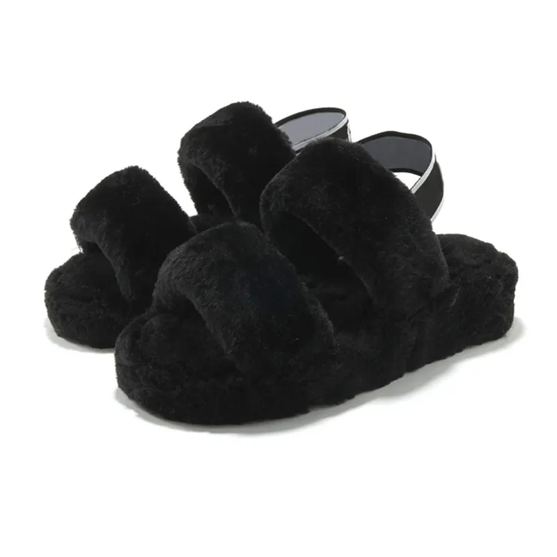 Designer Fashion Slippers SlideWomen Sandals Warm Comfort Woman Slipper Shoes Autumn Winter Slides Scuffs Sandal Size_voghion.com