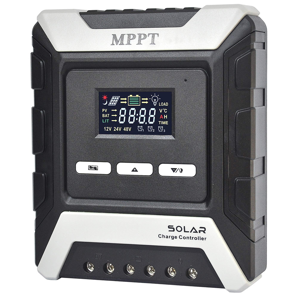 MPPT solarni polnilnik, regulator polnjenja za PV sončne celice, 12V-48V, samodejni za svinčeno-kislinske litijeve železovo-fosfatne baterije_voghion.com