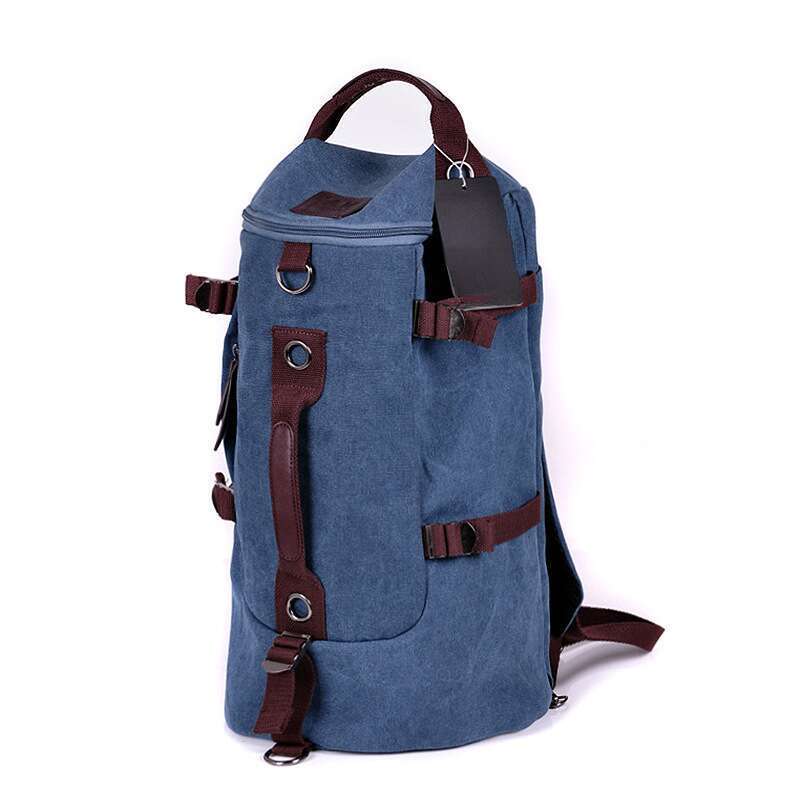 Canvas Men's Trendy Student Youth Travel Bag, Computer Large Capacity Backpack, Crossbody Bag_voghion.com