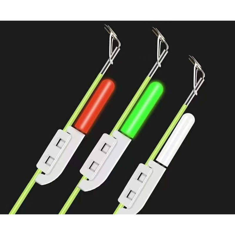 Anzuelo mordedor, cambio de color, luz electrónica intermitente, lanzamiento de rocas desde balsa, pesca salvaje manual, caña nocturna marina, luz_voghion.com