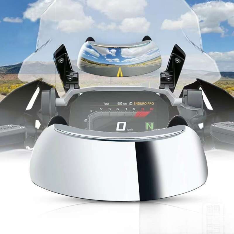 Accesorios de modificación de vehículos todoterreno para motocicletas: espejo retrovisor gran angular de 180 °, ángulo completo, sin puntos ciegos, ángulo grande_voghion.com