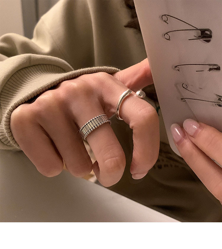 Unique Design Sterling Silver Irregular Geometry 2023 New Fashion Index Finger Ring Personalized_voghion.com