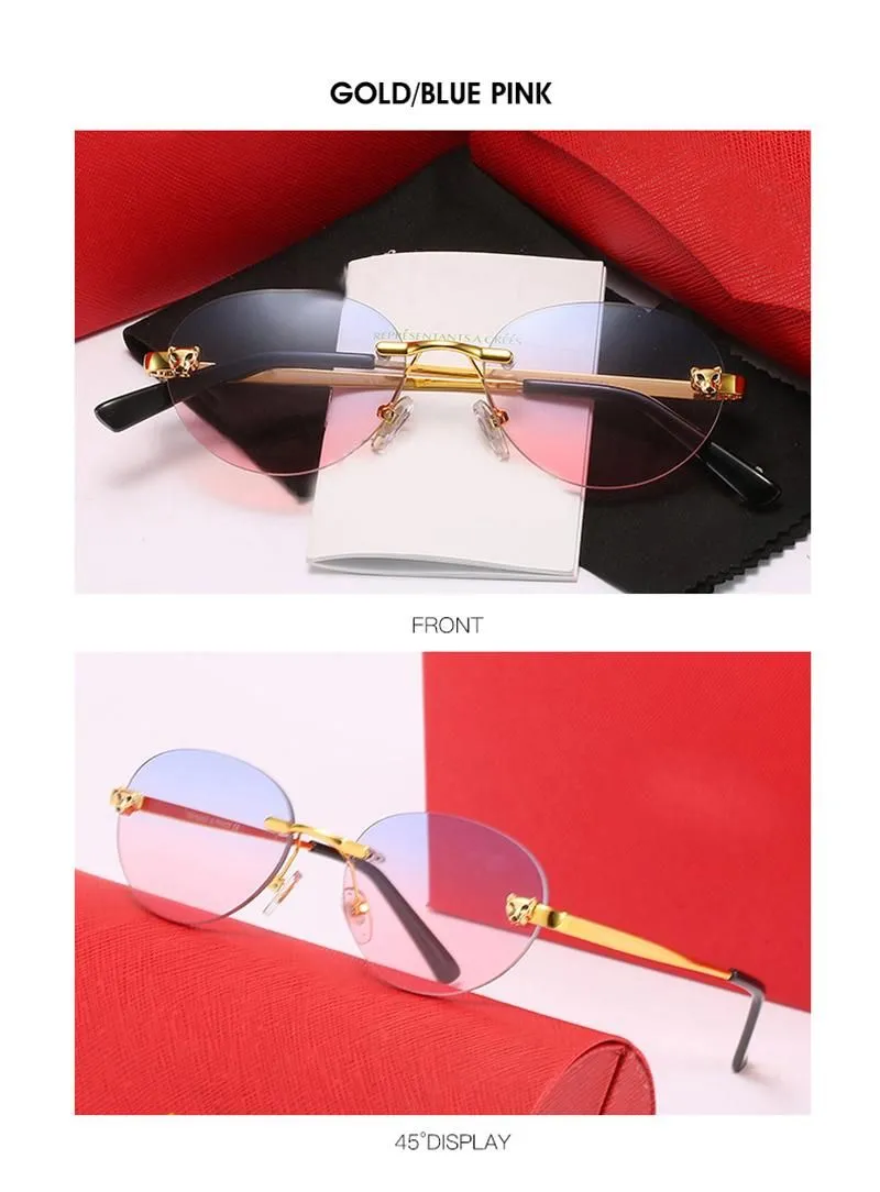 designers sunglasses For Man Women Unisex Designer Goggle Beach Sun Glasses Retro Frame Design UV400 With Box and case_voghion.com