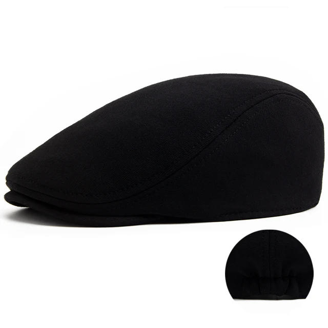 Nieuwe aankomsten Mode Unisex Baret Heren Herfst Winter Gebreide Katoenen Platte Pet Dames Warme Hoed Zachte Baretten Vintage Casual Krantenjongenspetten_voghion.com