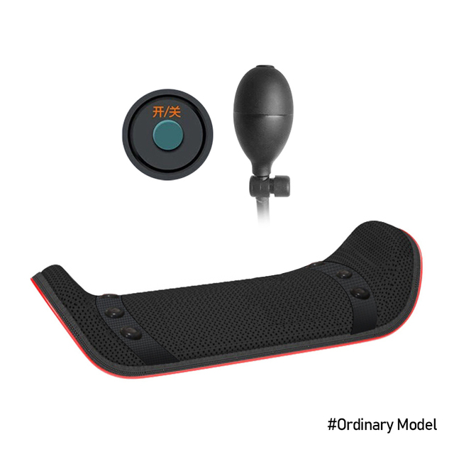 Masaj spate reglabil pe mai multe niveluri, masaj electric pentru talie, dispozitiv de tracțiune lombară, compresă caldă gonflabilă pentru coloana lombară_voghion.com