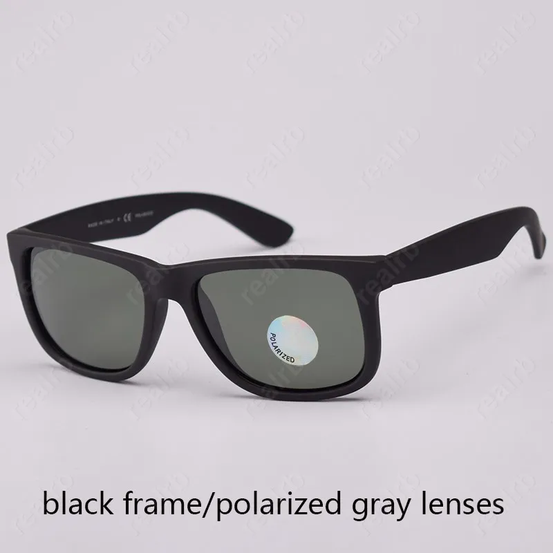 Gafas de sol polarizadas Justin 4165 de 55 mm para hombre y mujer, de alta calidad, con montura de nailon y accesorios._voghion.com