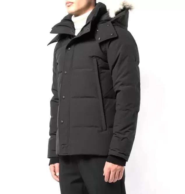 Inverno Piumino Parka Homme Jassen Chaquetas Capispalla Pelliccia di lupo Con cappuccio Fourrure Manteau Giacca Cappotto Hiver Doudoune Uomo_voghion.com