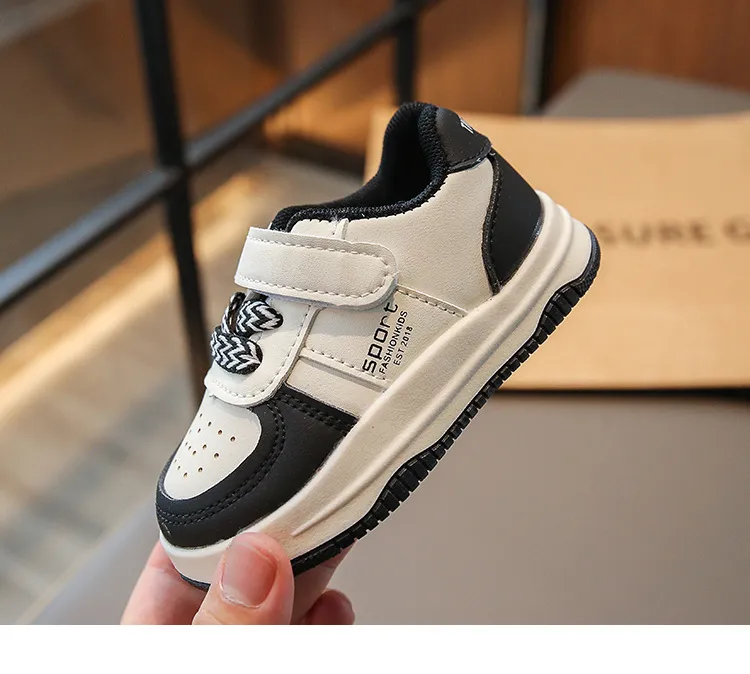 Yürümeye Başlayan Çocuk Küçük Çocuk Moda Tasarımı Yürüyüş Ayakkabıları Beyaz Kaymaz Günlük Happysteps Erkek Kız Açık Hava Tahta Ayakkabıları_voghion.com