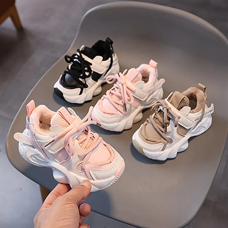 Girls Child Sport 2024 Toddler School Running Sneakers Fashion Non-slip Kids Boys Cutefeet Basketball Shoes Sizes 21-30_voghion.com