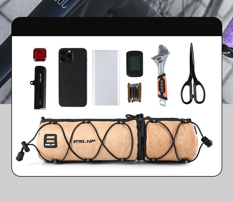 Cykelcharter, Mountainbike, Vattentät multifunktionell monterad väska, Charterpipe fram, Bakpaket, Cykling_voghion.com