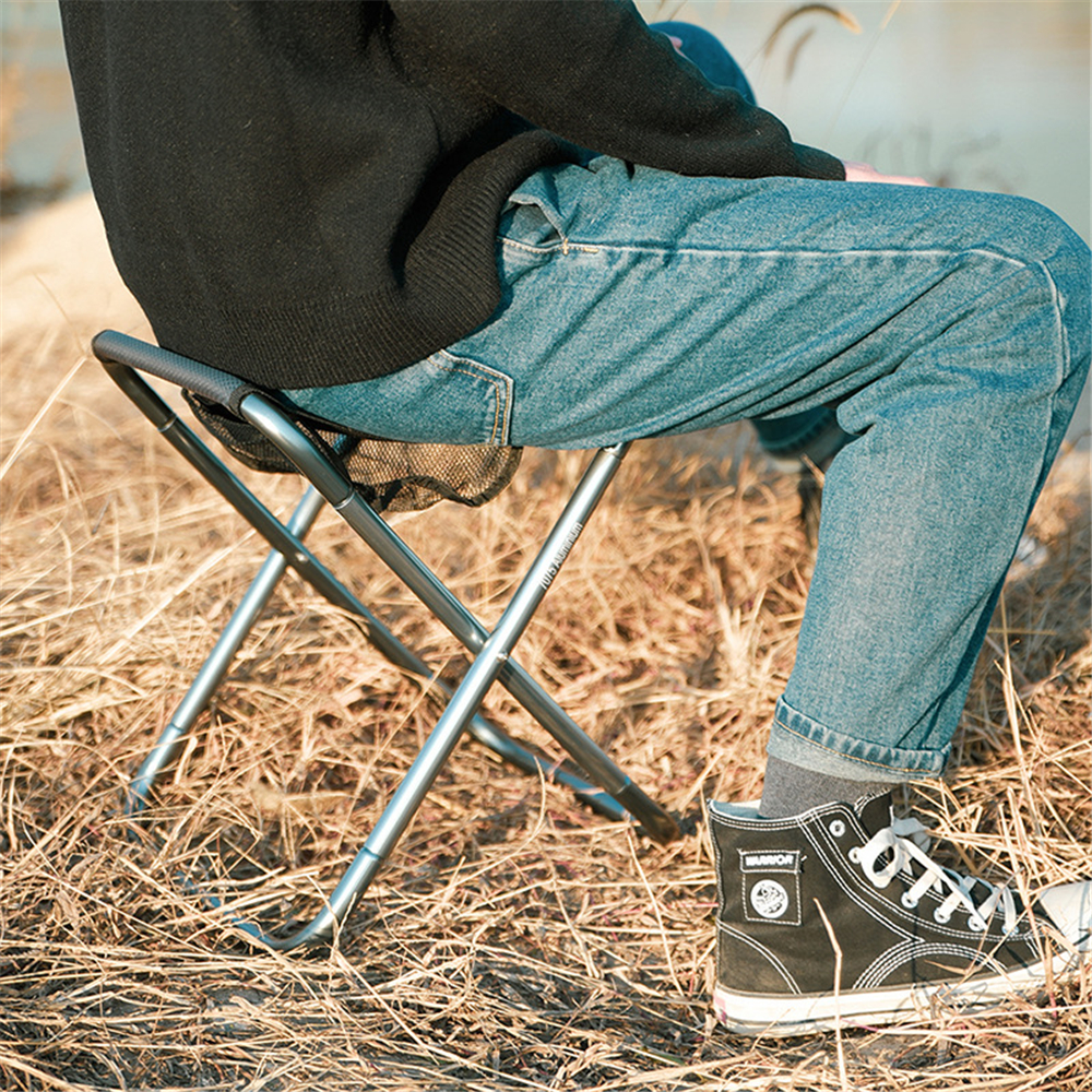 Tragbarer Hocker, Picknick-Strandstuhl, Outdoor-Klappstuhl, Campingstuhl, ultraleichte Aluminiumlegierung, Freizeit-Picknickstuhl für Erwachsene_voghion.com