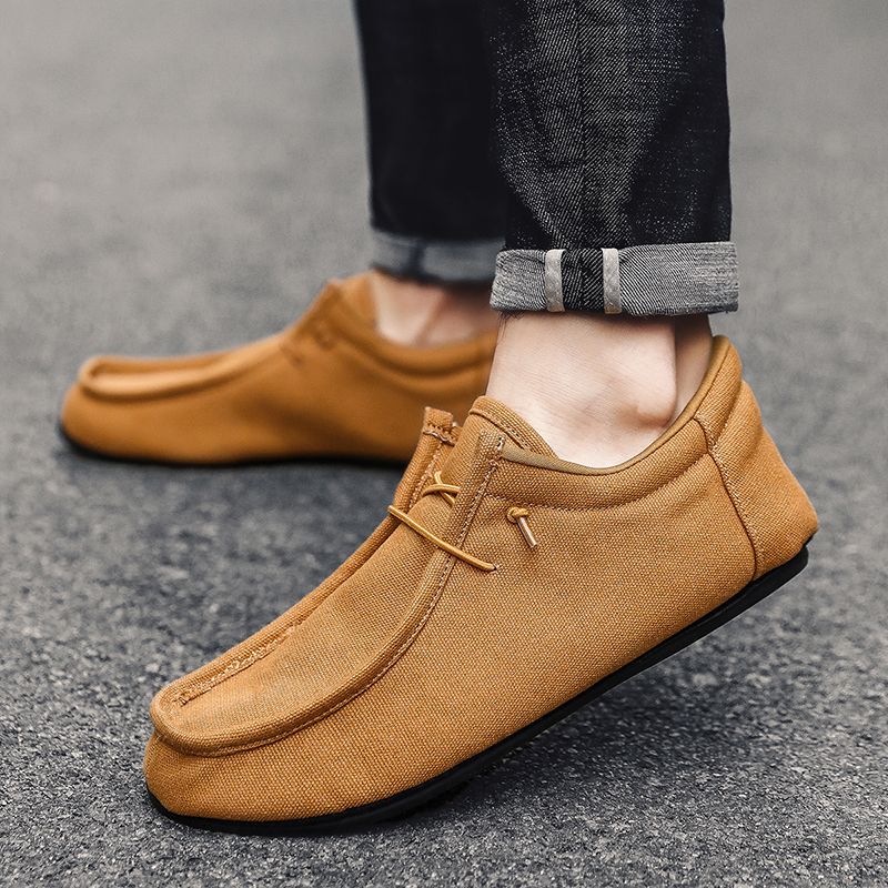 MAEDEF Man's Sneakers Canvas Flats Male Summer Casual for Men High Quality Loafers 2024 Walking Driving Mens Shoes_voghion.com