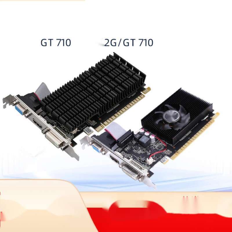 Fargerik GT710 Icestorm Shark/Versjon 1GD3 datamaskin uavhengig HD-grafikkort_voghion.com