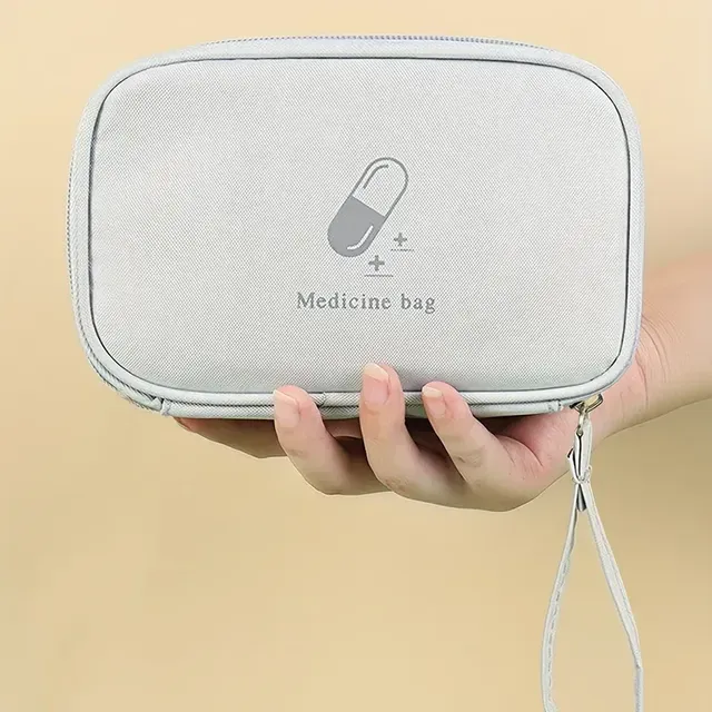 Erste-Hilfe-Tasche Tragbare Medizin Aufbewahrungsbox Notfall-Kits Pillen Paket Container Für Home Reise Büro_voghion.com