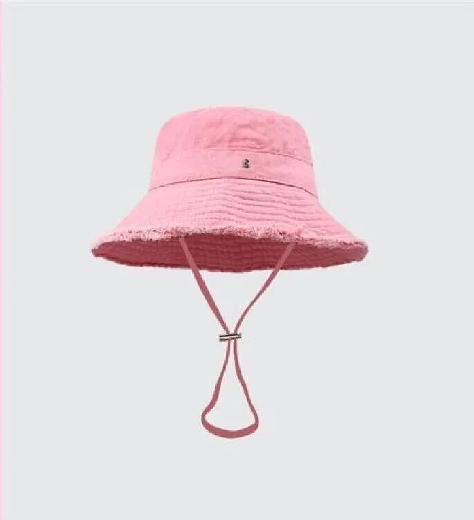Bonnet de vacances en paille pour visiteur, belle casquette pour homme et femme, large chapeau d'été, bob à bord, artichaut, design, couleur unie_voghion.com