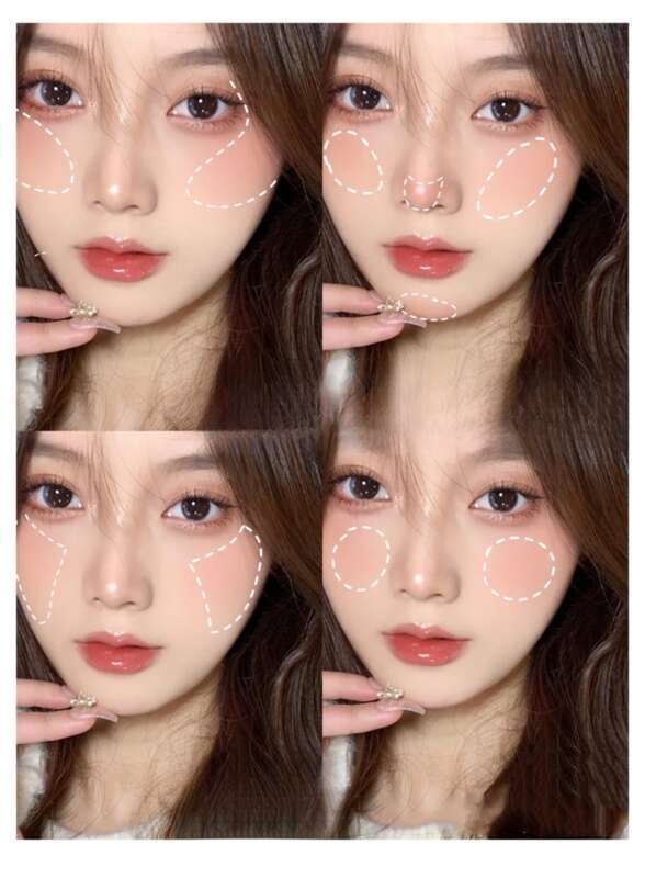 Puderpalette Farbverstärkender matter Highlighter Hervorhebung_voghion.com