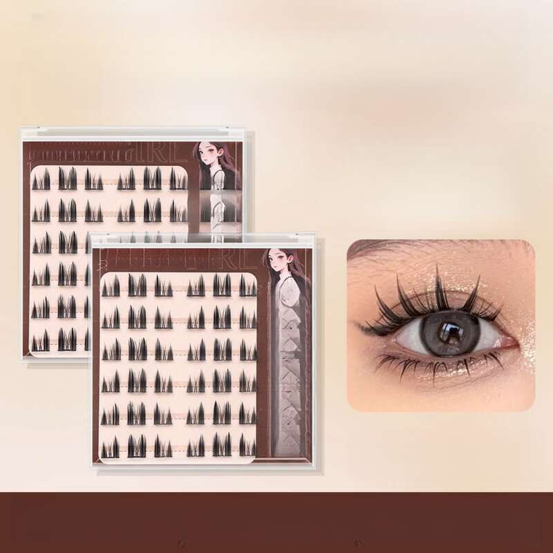 5D Nerzhaar-Falsche Wimpern, kein Kleber, selbstklebend, natürliche Karikaturaugen_voghion.com