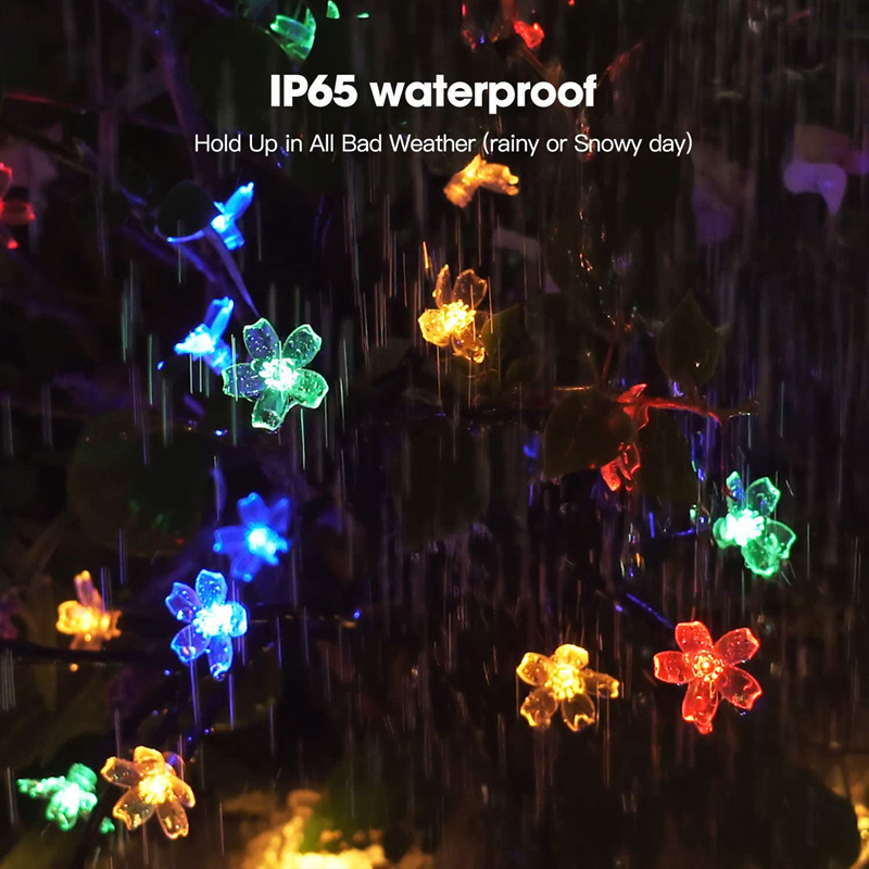 2er Pack Solargaartluuchten Outdoor 20 LED Kiischtebléieblummen Solarblummenluucht Waasserdicht fir Gaart Terrass Landschaftswee Fousswee_voghion.com