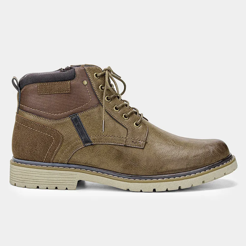 Men's Shoes Warm Comfortable Non-Slip Leather Men Winter Boots 2024_voghion.com
