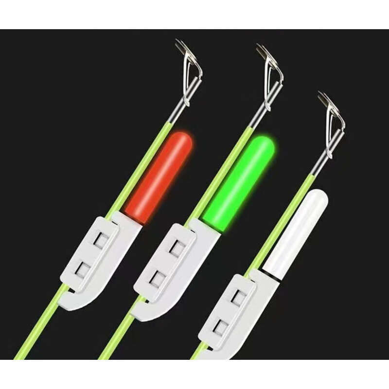 Anzuelo mordedor, cambio de color, luz electrónica intermitente, lanzamiento de rocas desde balsa, pesca salvaje manual, caña nocturna marina, luz_voghion.com