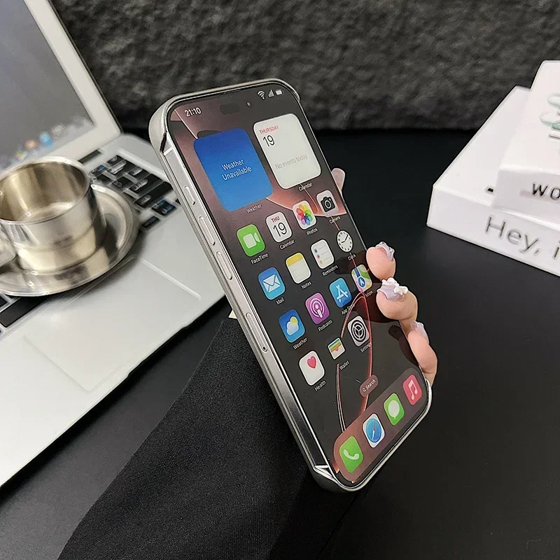 Magnetic Phone Case Wood Grain Leather For Iphone Pro Max Plus_voghion.com