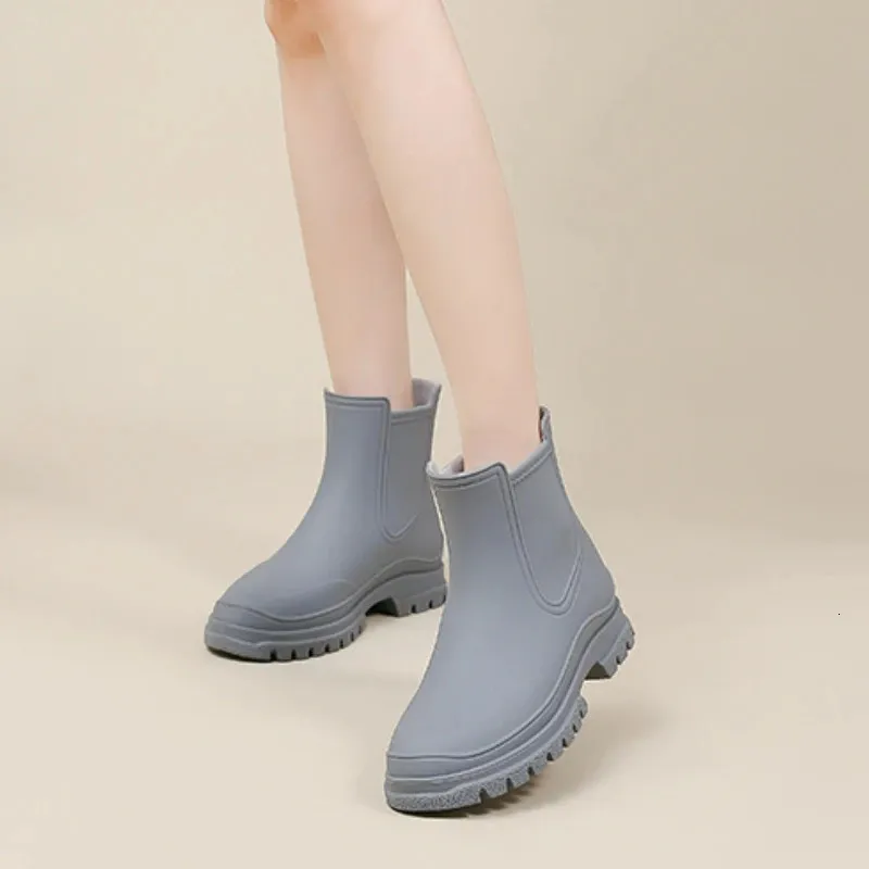 Regnstövlar Dam Vattentät Isolerad Gummi Skor Dam Trädgård Galoscher Boots Dam Fiske Vatten Sko Botas Para Lluvia_voghion.com