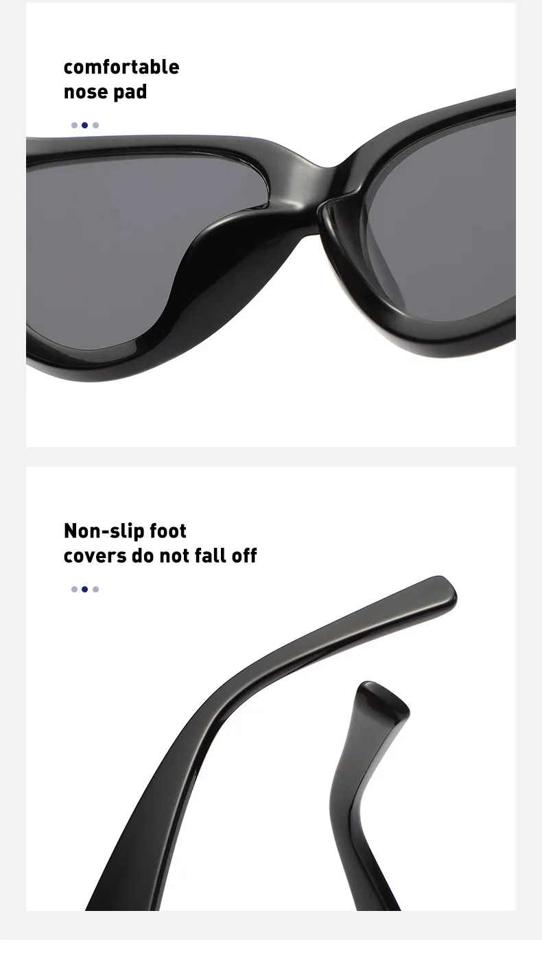 Mode cat eye frauen kleine rahmen V förmigen gold dekoration Schwarz weiß zebra gestreiften persönlichkeit party laufsteg charme Die_voghion.com