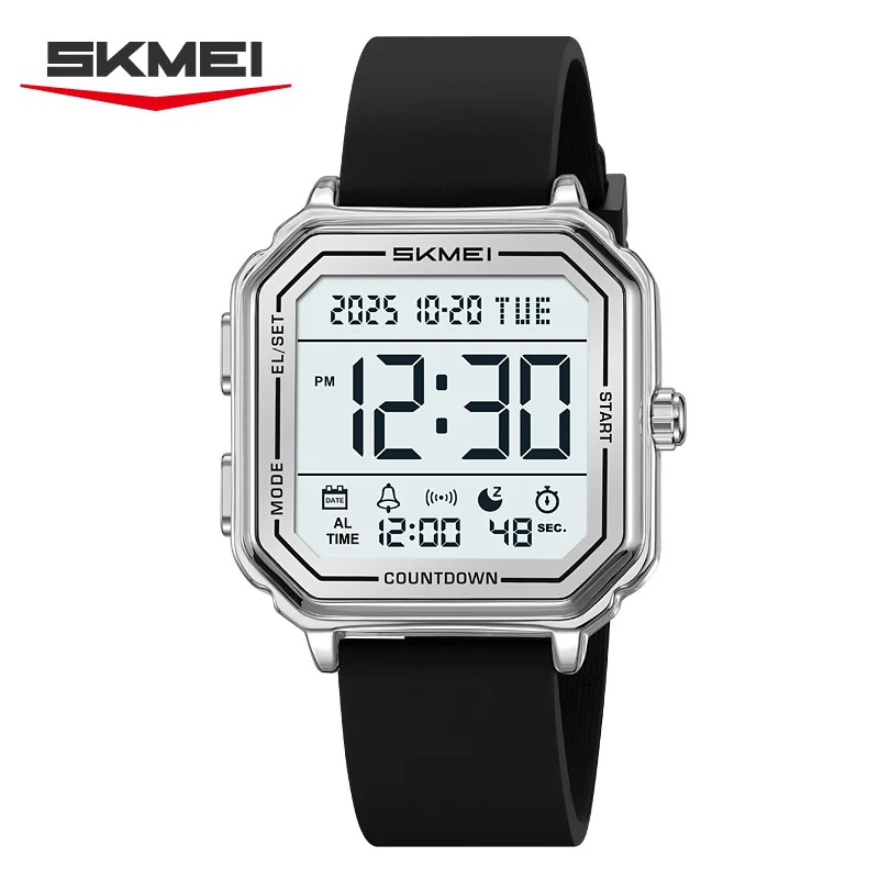 Men's Digital Business Watch With Chronograph And Dual Time Display_voghion.com
