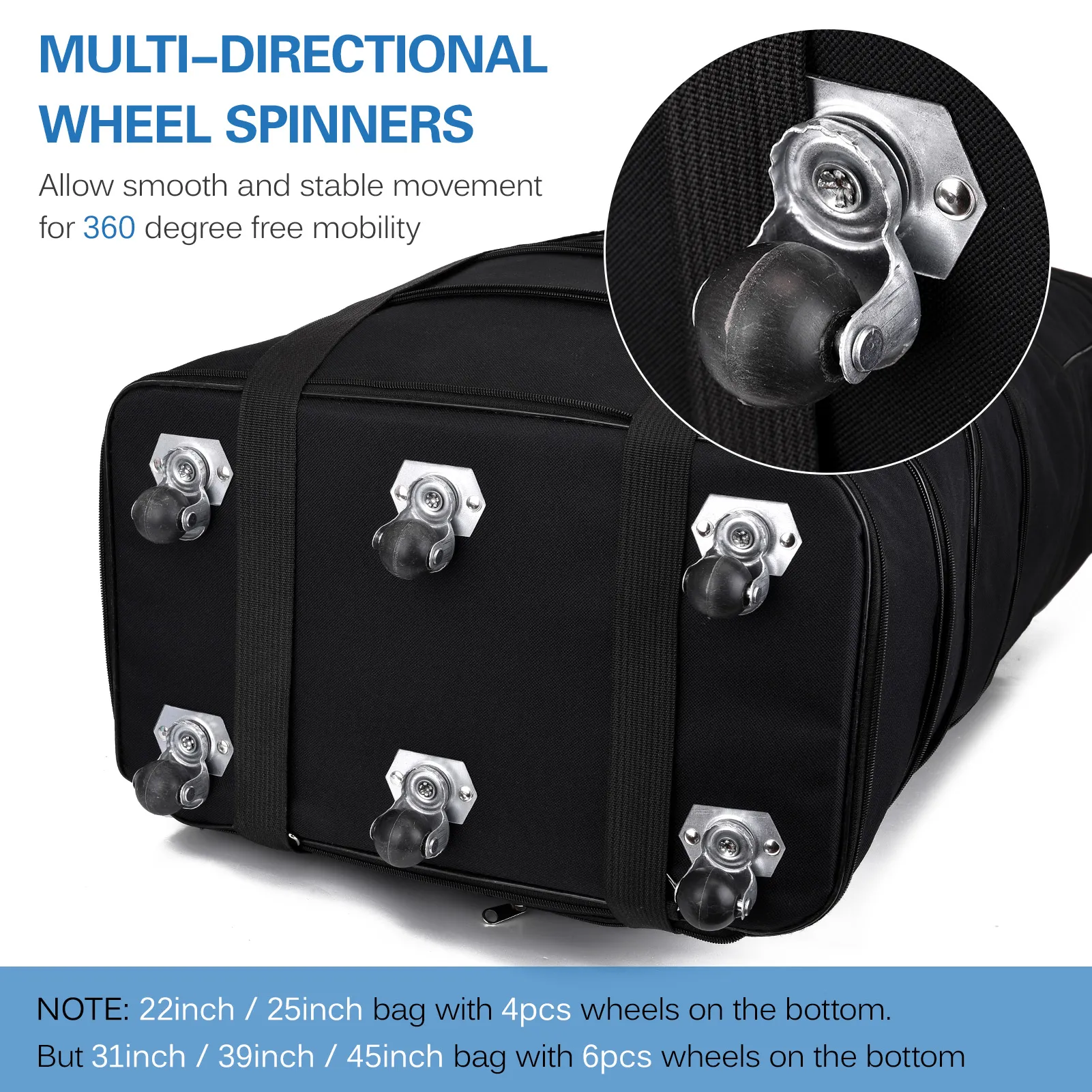 Expandable Suitcase Foldable High Quality Rolling For Travel Business Large Capacity Lage Storage Bag_voghion.com