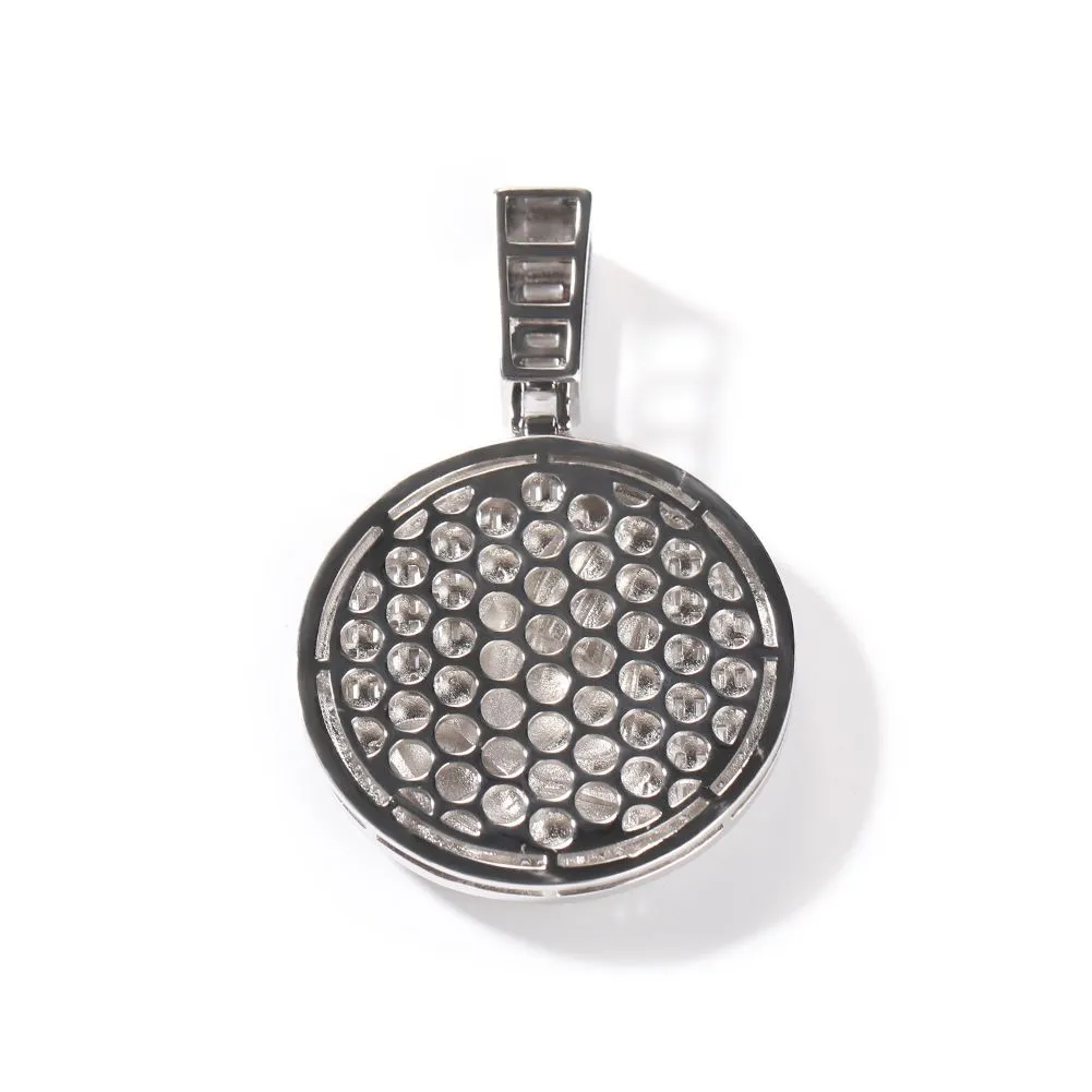 Collana con ciondoli Hip Hop che giocano con le mani, bling, regali di gioielli religiosi con zirconi completi_voghion.com