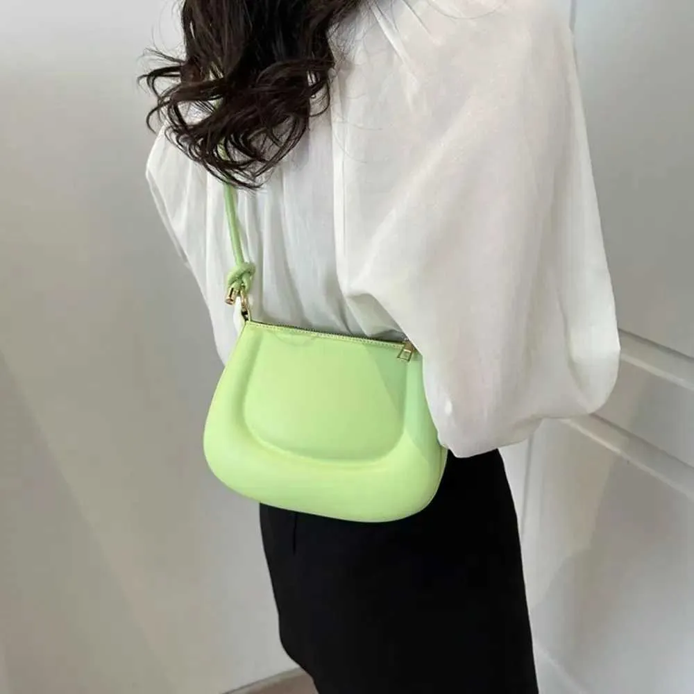 Designer Tasche Mode einfarbig unterwäsche frauen PU leder schulter tasche Y241115_voghion.com