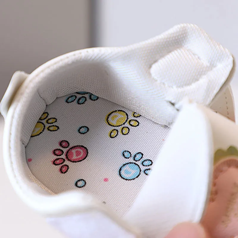 Chaussures de marche pour petites filles qui couinent pour bébé, joli design, pour tout-petits, mignonnes, tailles 15 à 19_voghion.com