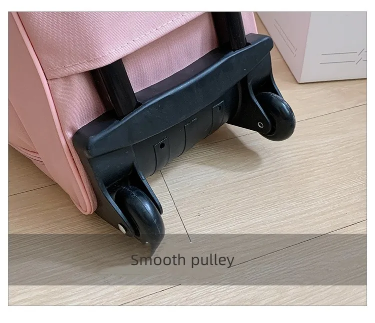Large Capacity Trolley Handbag Foldable Thickened Wearresistant Boarding Case Home Storage Travel Convenient Bag_voghion.com