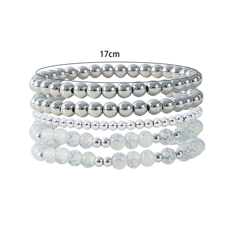 European American Cross-border Hot Sale Natural Stone Beaded Multi-layer Gold Sier Men's And Women's Hand-woven Bracelet_voghion.com