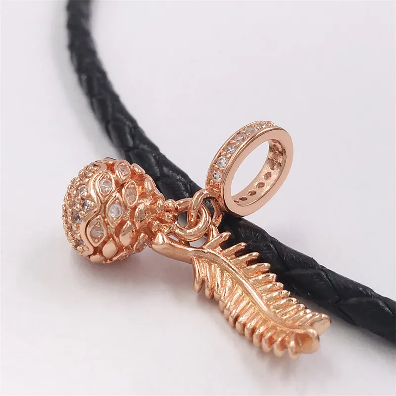Smyckestillverkningssats sterling sier kedjor pärla passar Sparkling Pine Cone Dangle Charm kvinnor guldarmband nyckelring tonårshalsband för_voghion.com