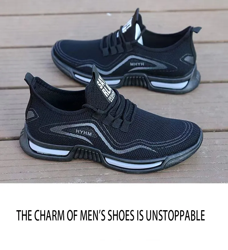 Breathable Lightweight Running Shoes For Men Versatile Sneakers_voghion.com