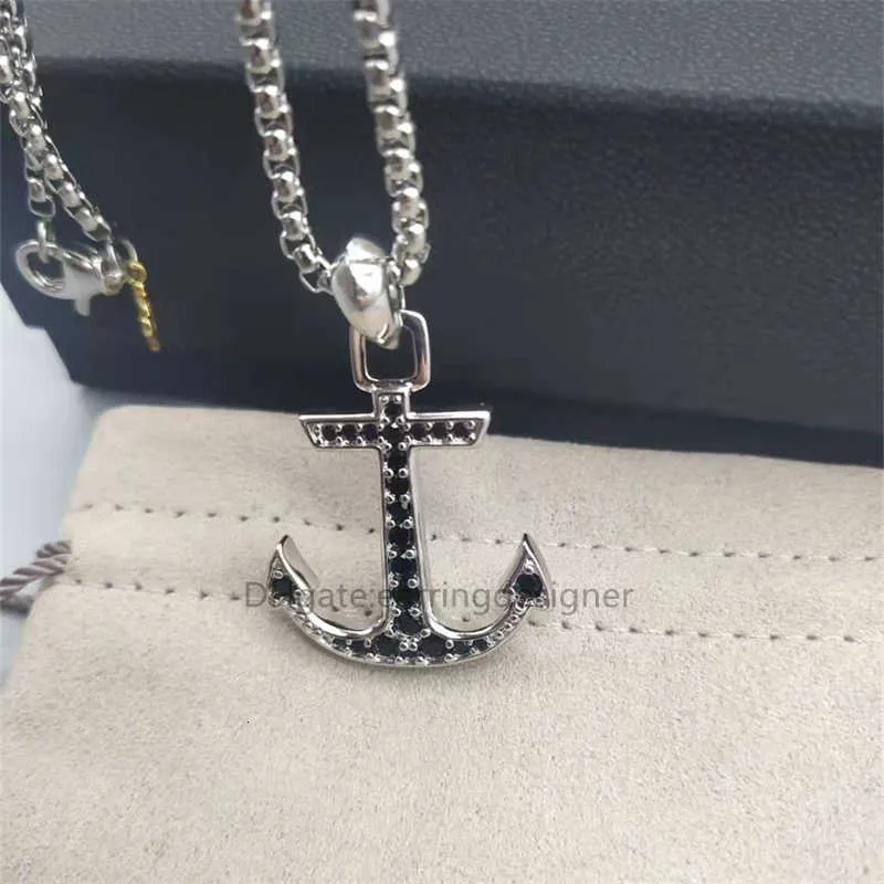 Collana con ciondolo, gioielli di design per donne, amuleto, ancora, gioielli raffinati senza pietre, buona qualità, non si perde._voghion.com