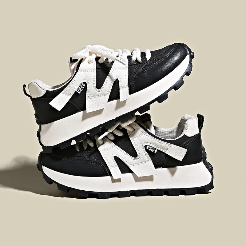 Women Trendy Sneakers Sports Running Shoes Breathable Fashion Athleisure Runners Size 35-40 Free shipping_voghion.com