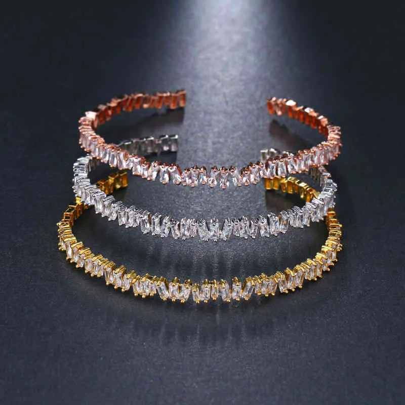 Emmaya Gold Farbe Mit Aaa Cz Perlen Manschette Armbänder & Für Frauen Mode Schmuck Pulseiras_voghion.com