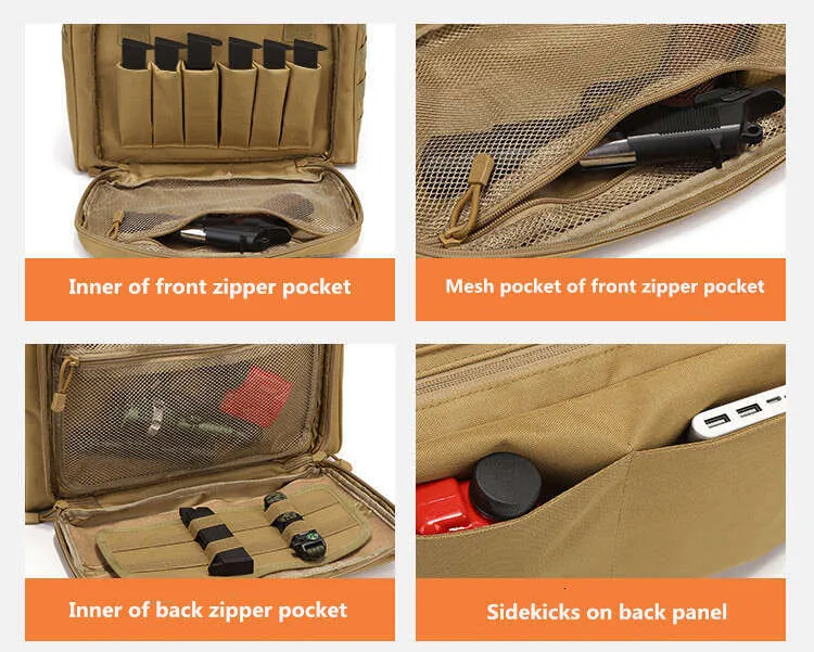 Jamhoo Ourdoor Gear Tactical Range Molle System Custodia impermeabile per pistola Accessori per la caccia Attrezzi Borsa Sg Borsa a mano_voghion.com
