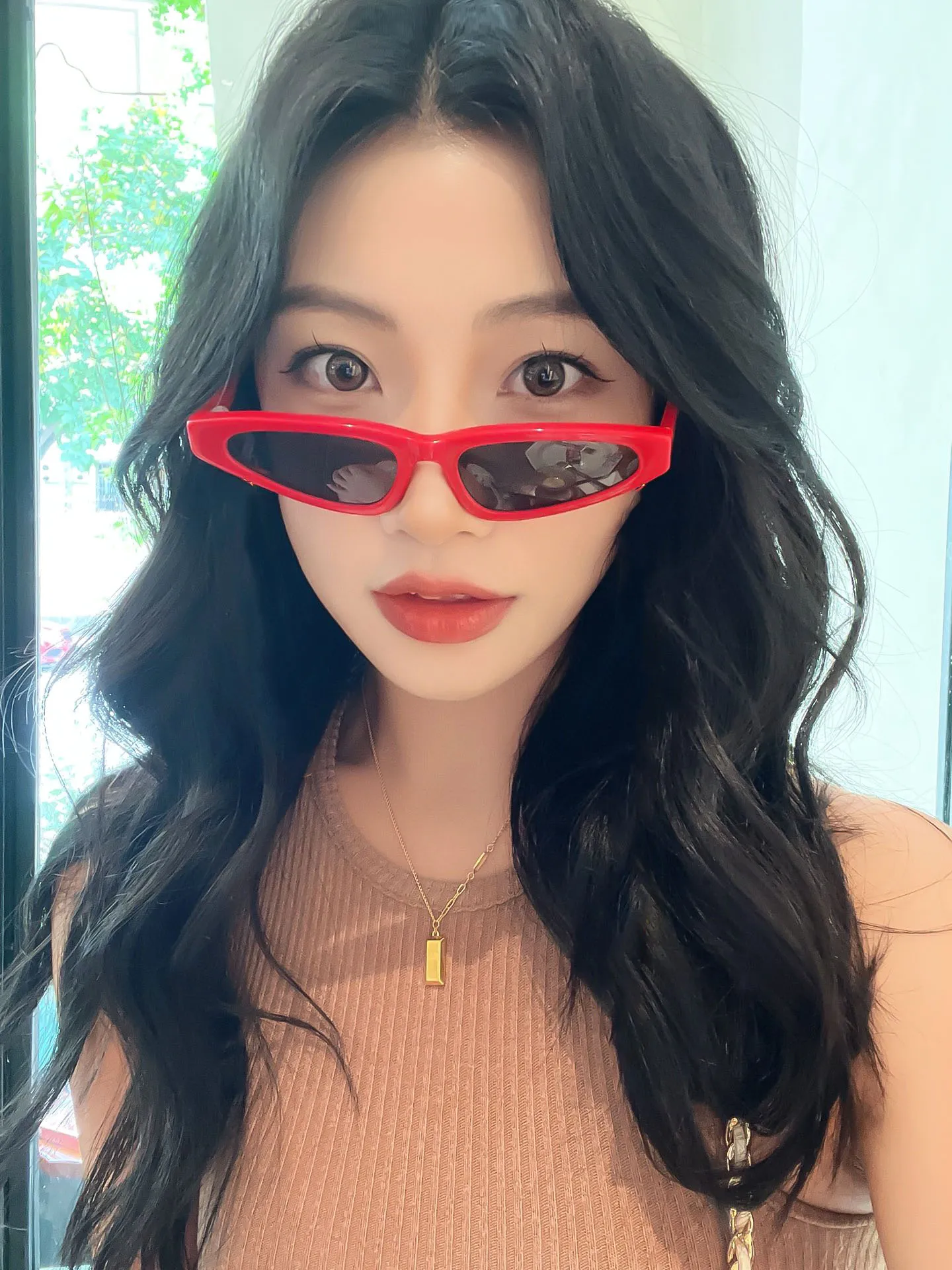 Sonnenbrille Cat Eye Damen Design Brillen Polarisiert Kleines Gesicht Männer Klassisch Hochwertige Vintage Modebrille_voghion.com